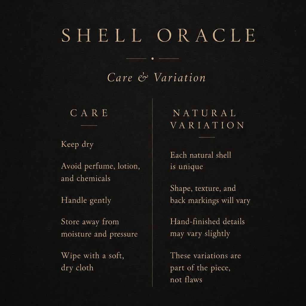 Shell Oracle care and natural variation guide