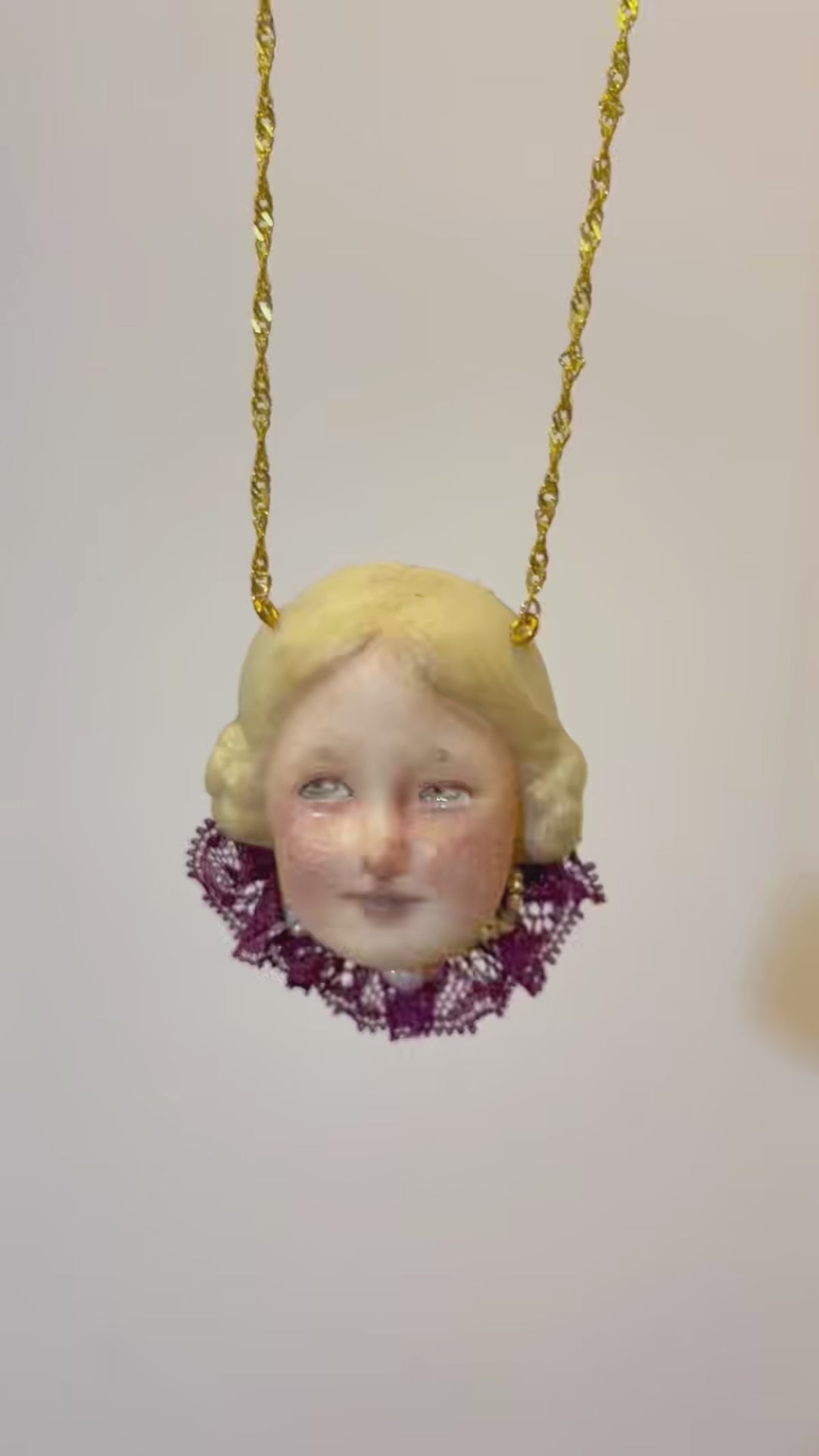 A002 — Handmade Doll Pendant Necklace | Choose Your Lambwick Resident | Lambwick Manor Collection