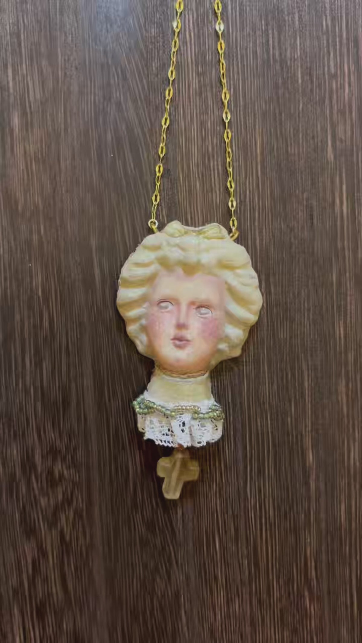A002 — Handmade Doll Pendant Necklace | Choose Your Lambwick Resident | Lambwick Manor Collection