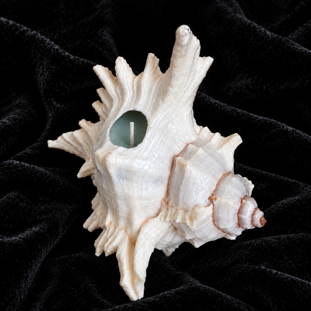 Verdant Gaze SF007-2 — rear shell and fitted candle chamber