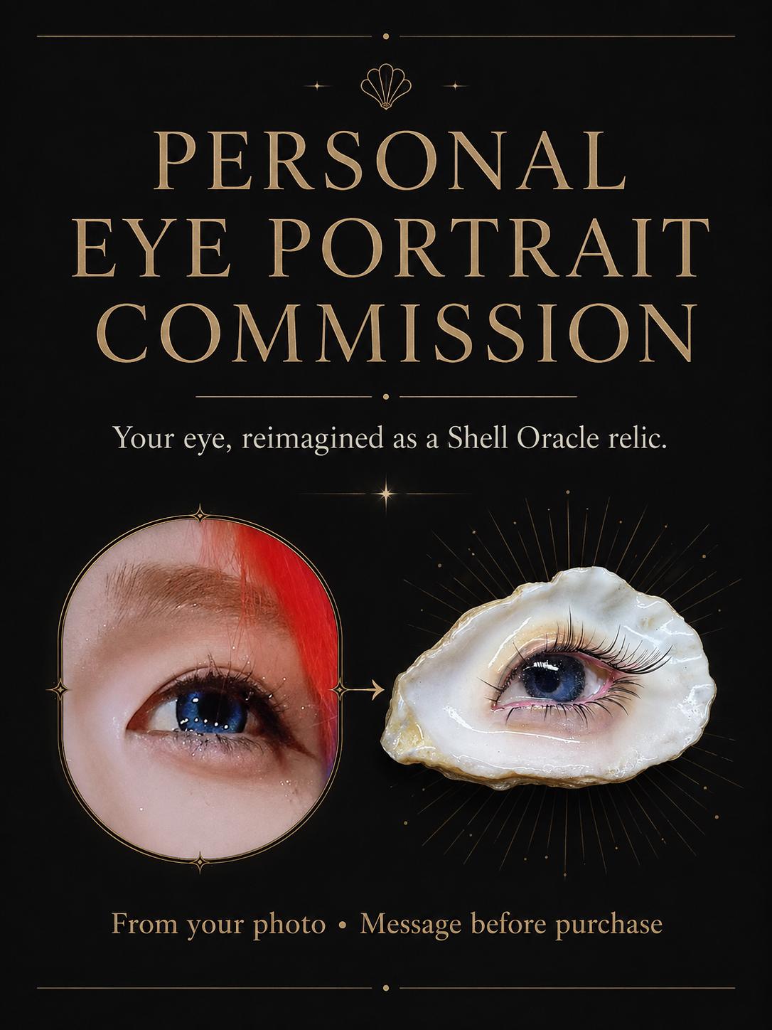 Personal eye reference and Shell Oracle portrait interpretation