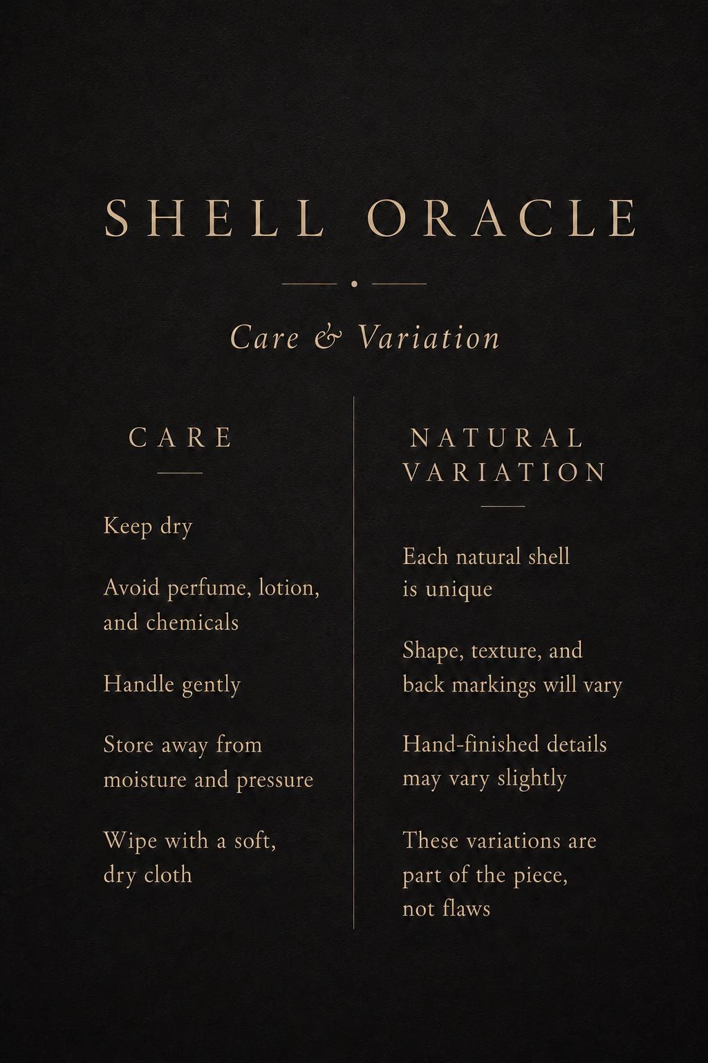 Shell Pearl Talisman — product detail view 8