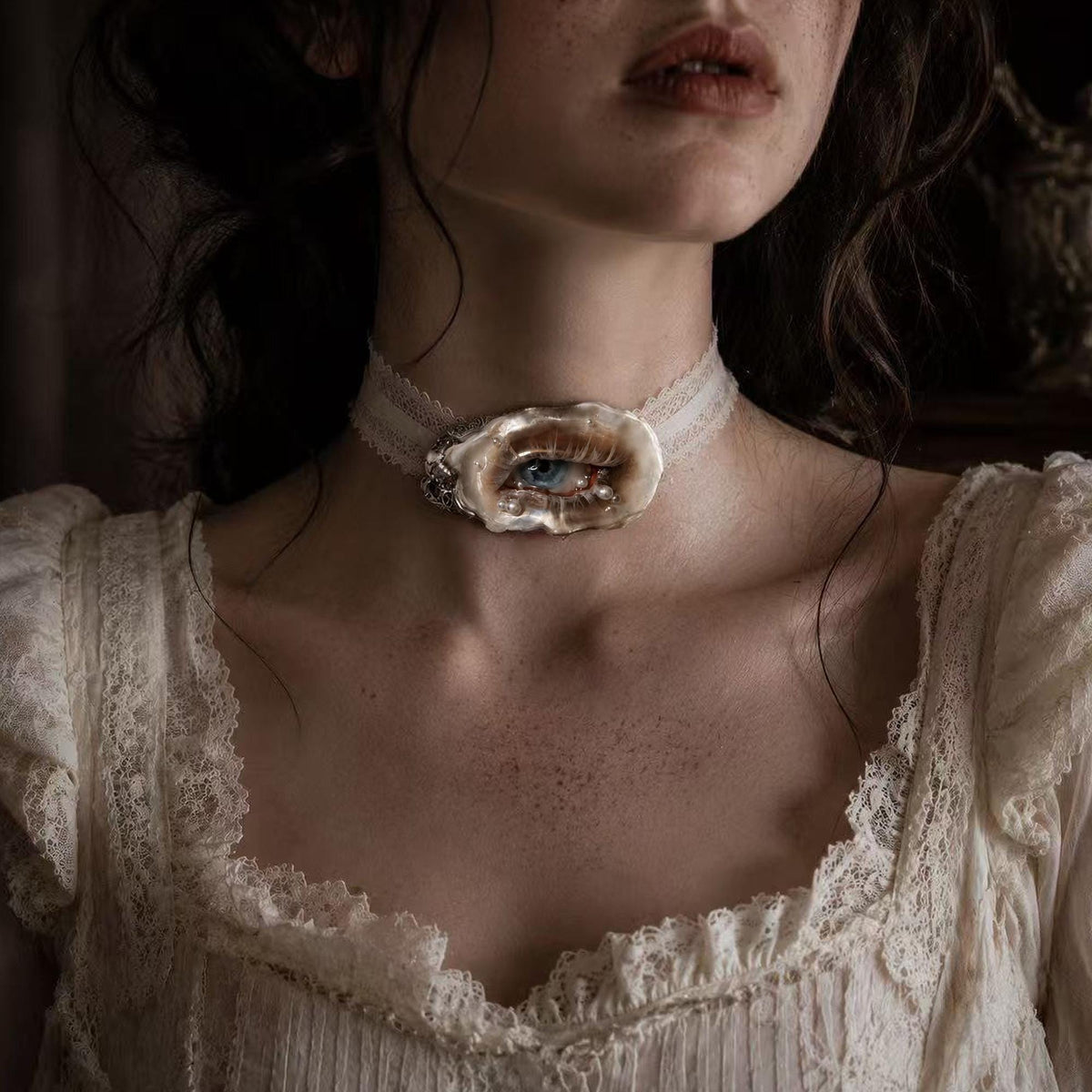Lilith Veil — Smoky Blue — artwork and styling view 3